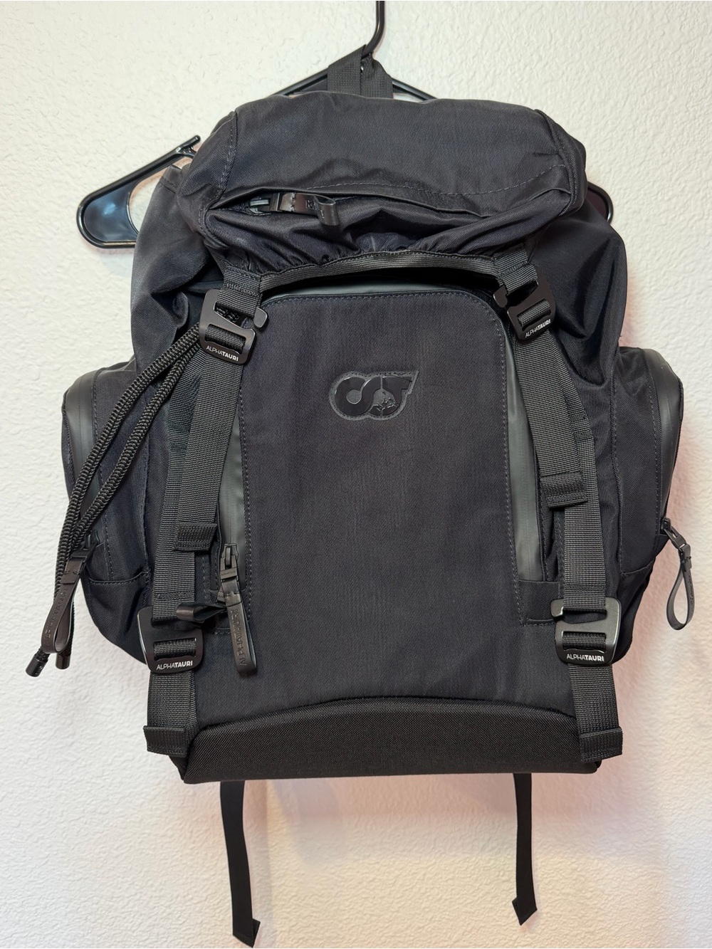 AlphaTauri Black Men's Backpack -